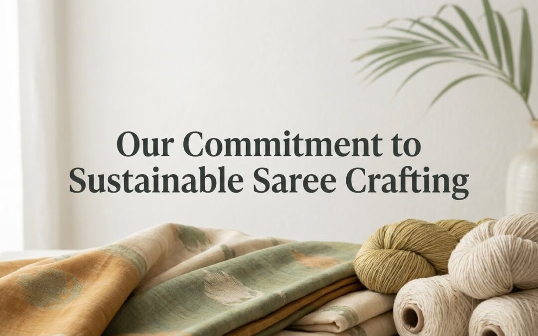 Our Commitment to Sustainable Saree Crafting